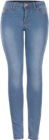 2LUV Women's 5 Pocket Ankle Stretch Skinny Jeans Light Blue