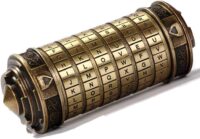 Cryptex Lock Puzzle Box with Hidden Compartments