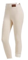 JK SUE JONES Women Winter Warm Thick Leggings Fleece Lined Cream