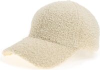 Lamb-Wool Baseball-Caps Warm-Winter Teddy-Fleece Beige