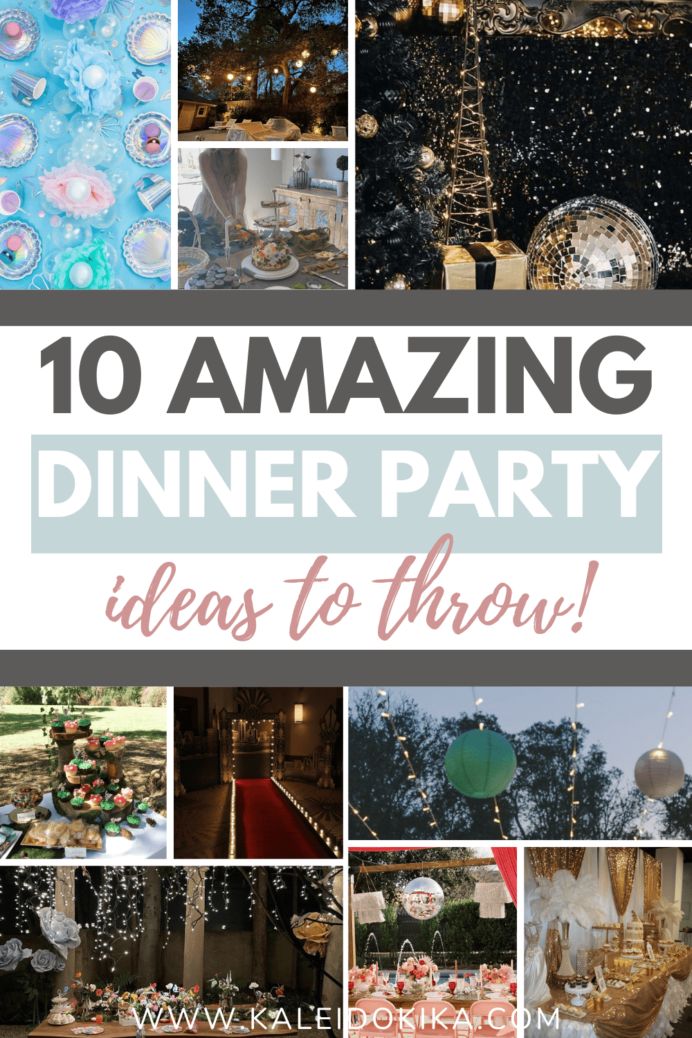 10 Amazing Dinner Party Ideas to throw