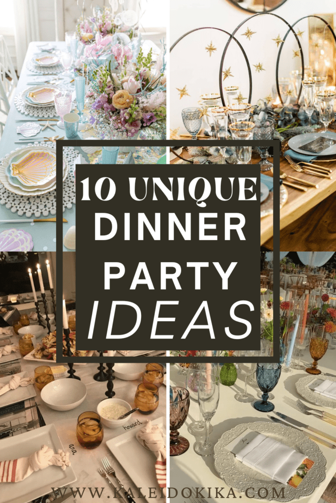 Image showing 10 unique dinner party ideas