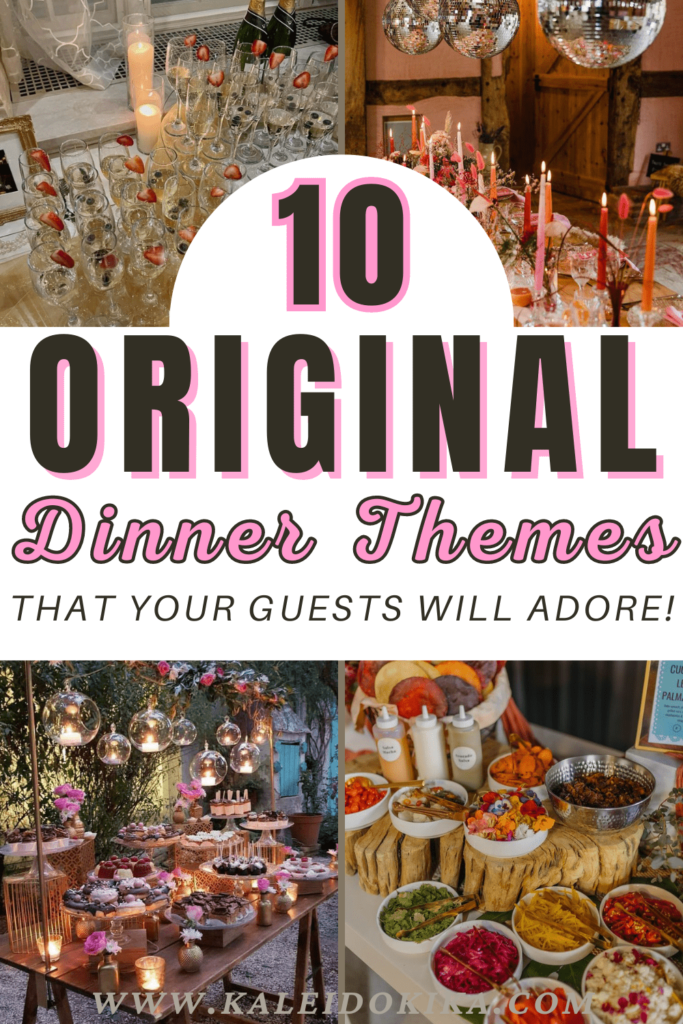 10 fun Dinner party themes ideas