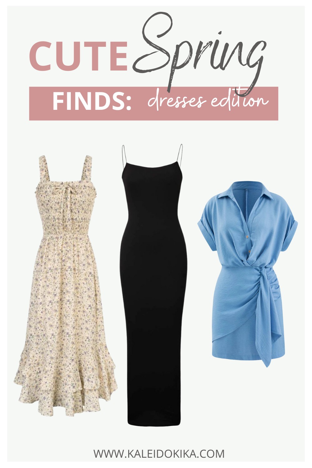 Image showing some cute dresses for spring for women