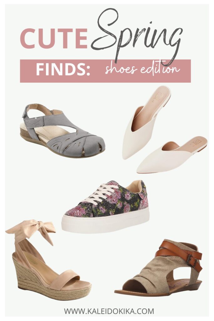 Image showing a pick of shoes that are perfect for spring