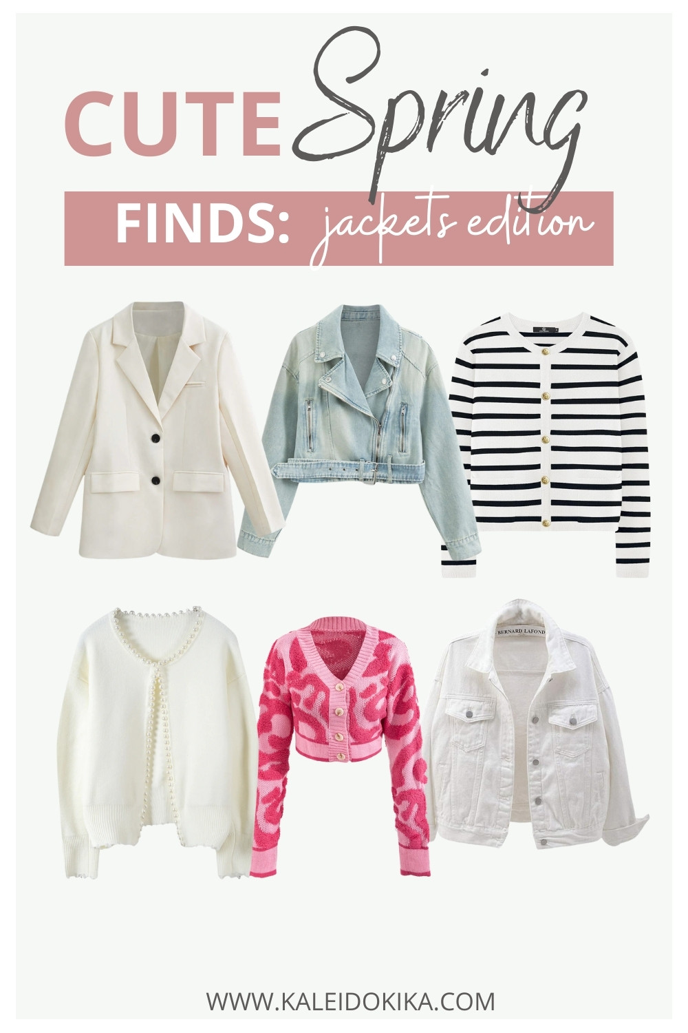 Image showing cute spring jackets