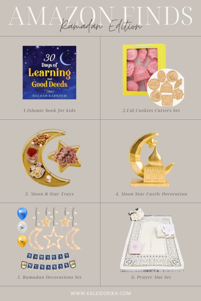 Image showing some Amazon Finds for Ramadan