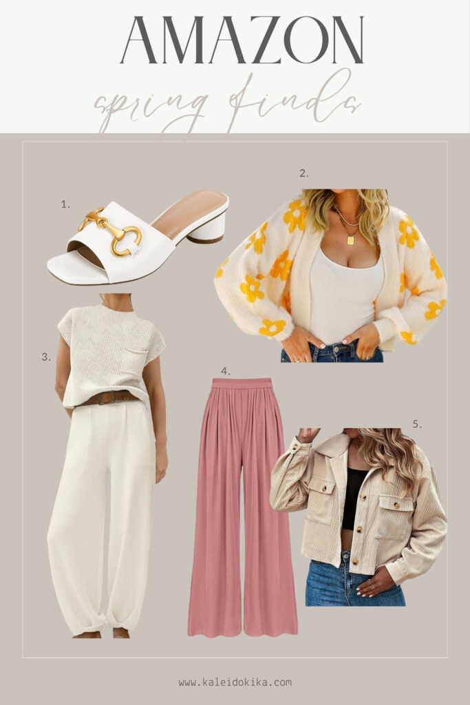 Image showing some amazon finds for spring for women