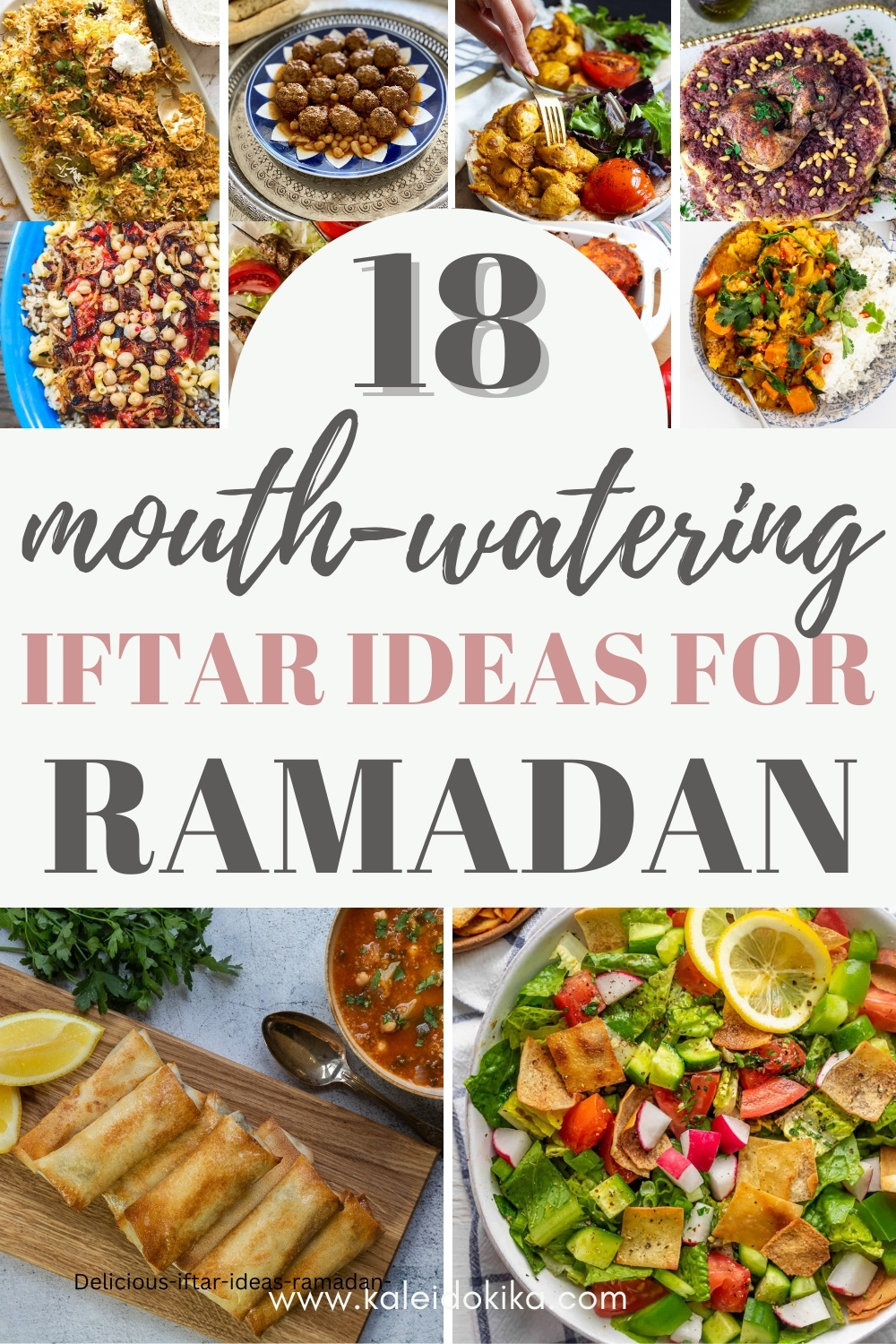 Image showing 18 delicious recipes for Iftar during Ramadan