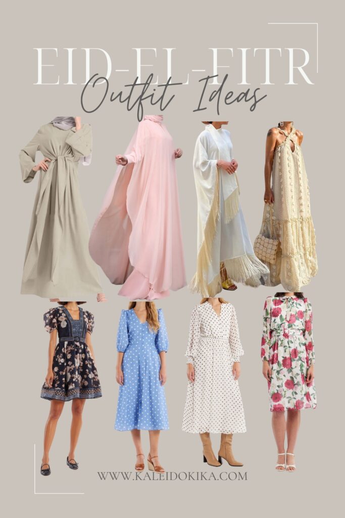 Image showing 8 dresses and ensembles for eid el fitr for women
