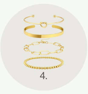 Gift guide for the accessory lover stackable bracelets