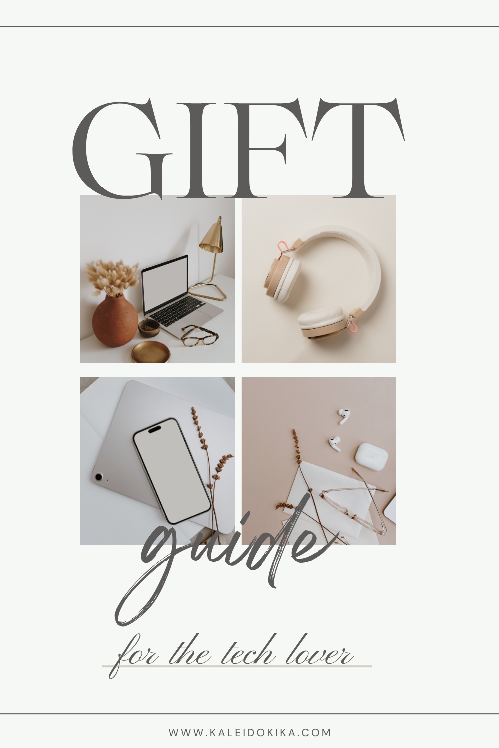 Image showing a thumbnail for a gifting guide for tech lovers