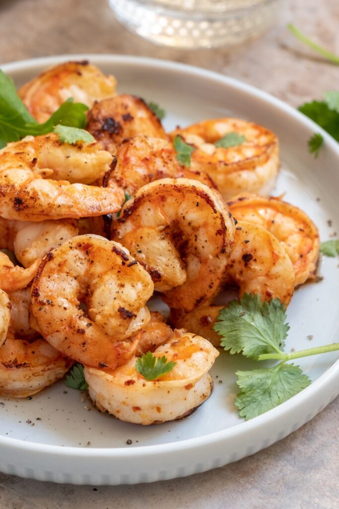Image of creole shrimp made in a crockpot perfect for summer