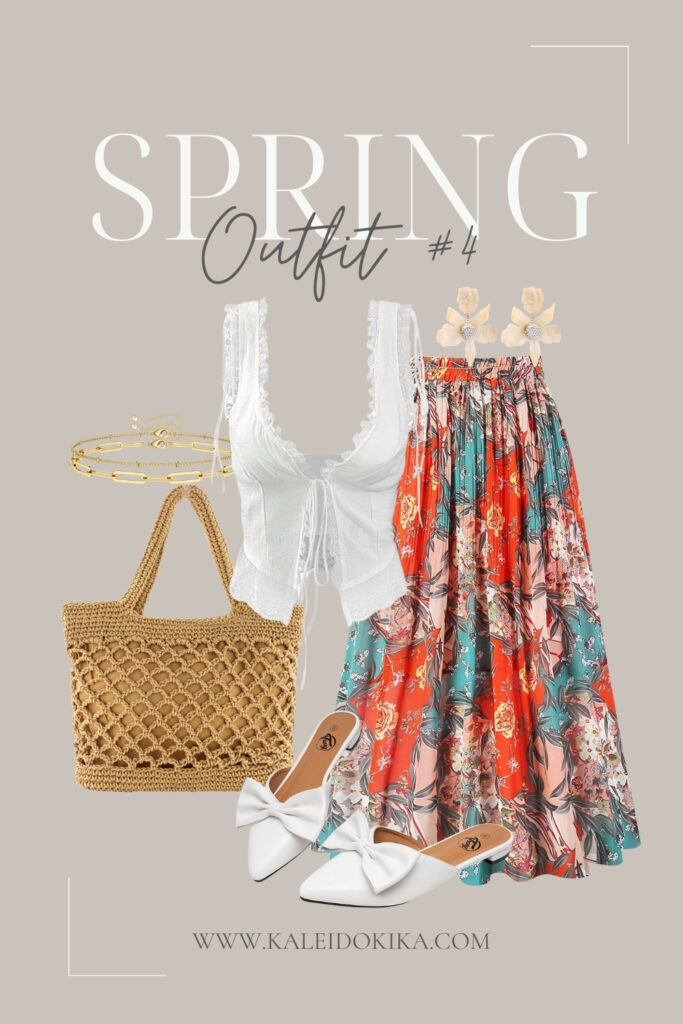 Image showing an outfit idea for spring