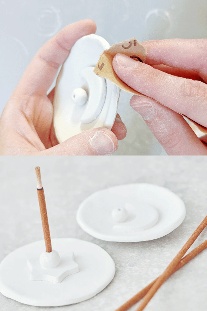 Image showing DIY clay incense holder