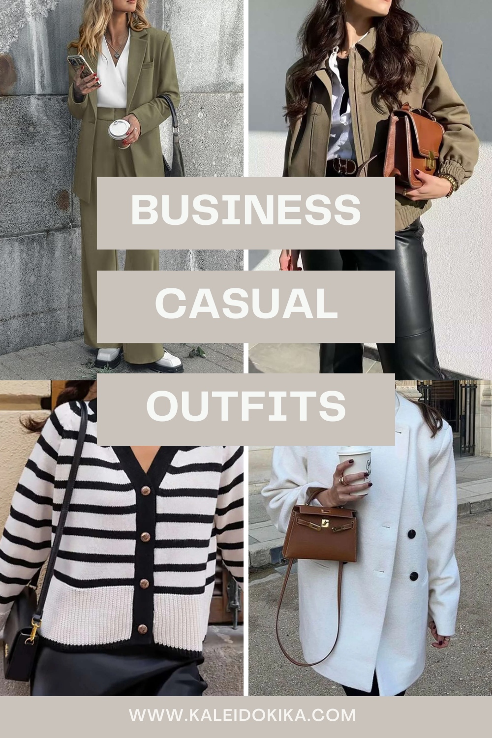 Image showing 30 outfit ideas for a business casual style