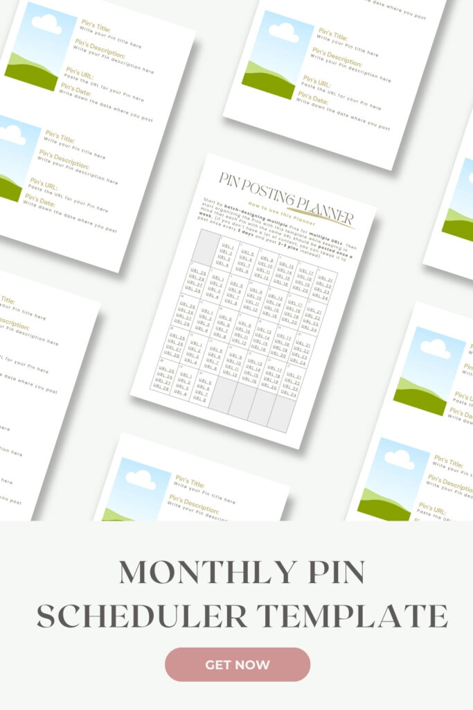 image showing a preview of the monthly pin scheduler