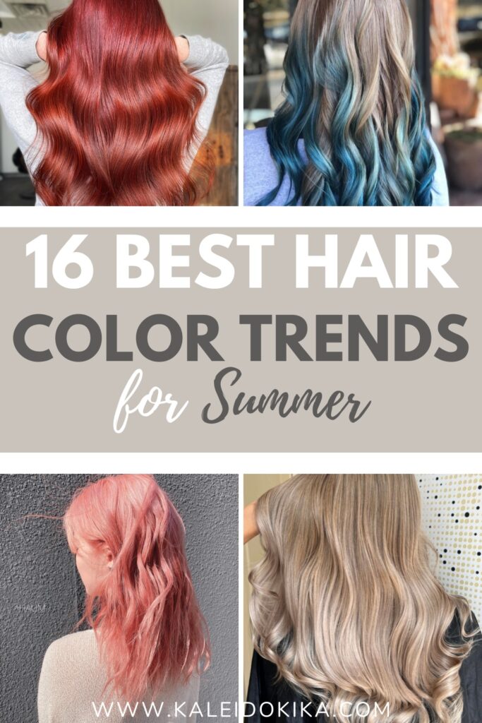 Image showing 16 hair colors trends for summer