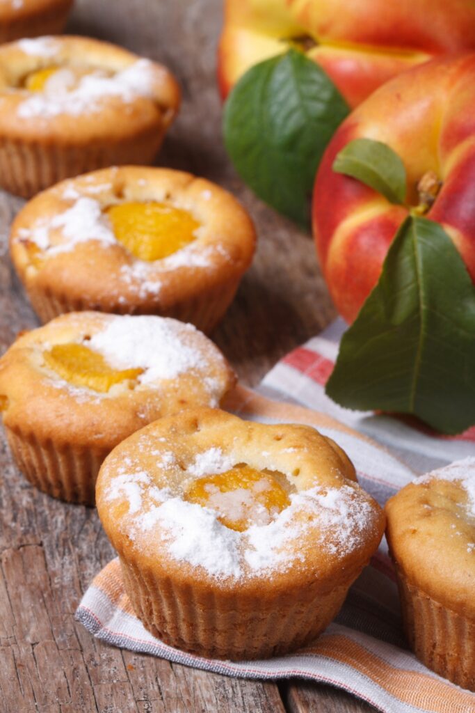 Delicious Peach Muffins
