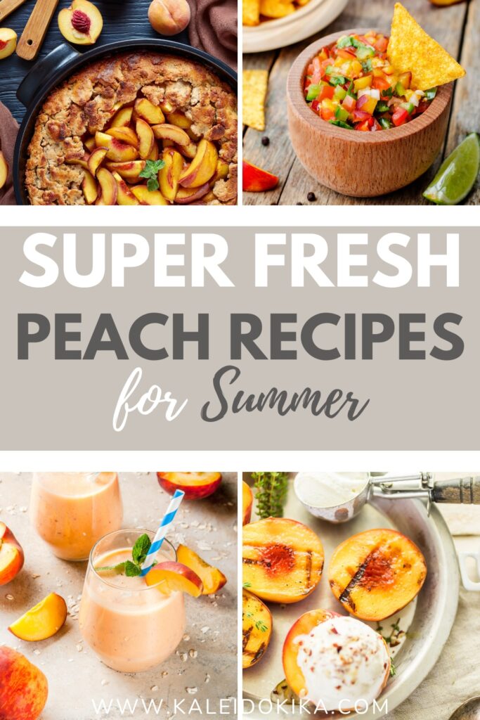 Image showing 12 summer peaches recipe ideas
