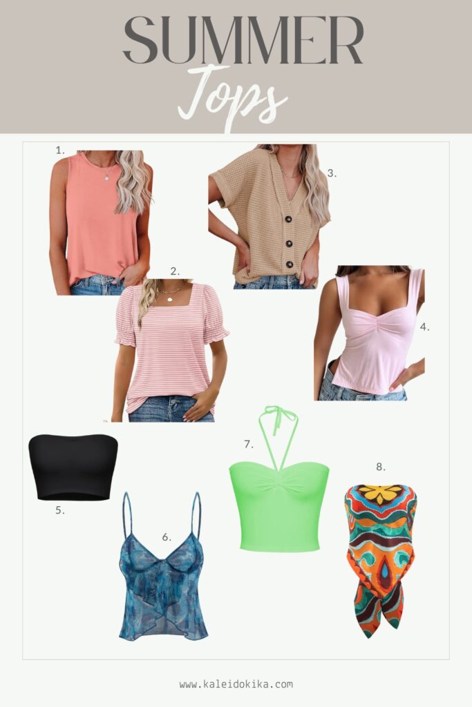 Image showing must have summer fashion items for everyday wear and for vacation