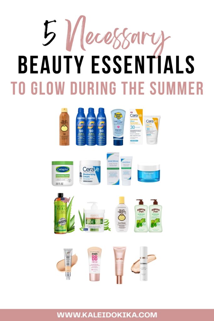 5 Ultimate Summer Beauty Essentials to pack for Vacation